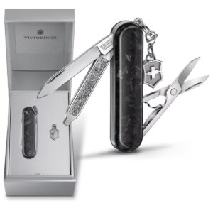 Navaja Victorinox 0.6221.90 Classic Brillant Glass Carbon 186 0.6221.90