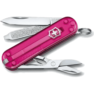 Navaja Victorinox 0.6223.T5G Classic Rosa Translucid