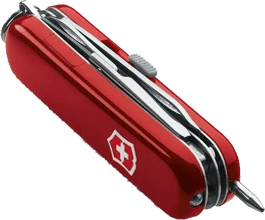 NAVAJA VICTORINOX 0.6366 MIDNITE MANAGER ROJO