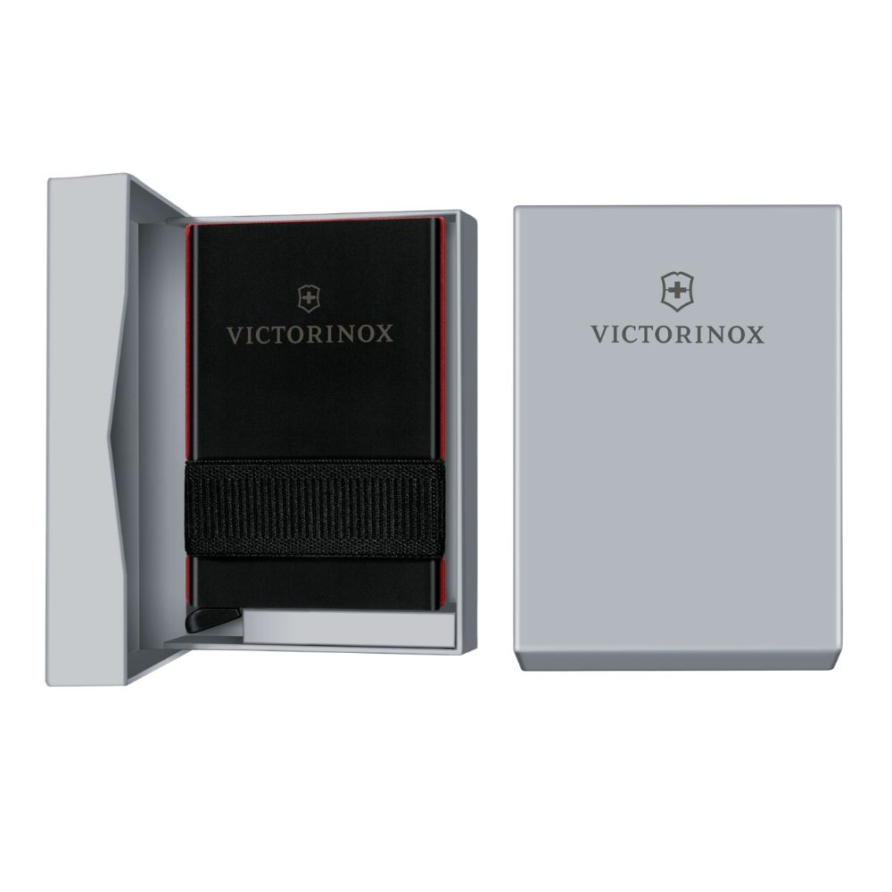 0.7250.13_6 Navaja y Tarjetero Victorinox 0.7250.13 Swiss Card Smart Card Wallet Negro y Rojo