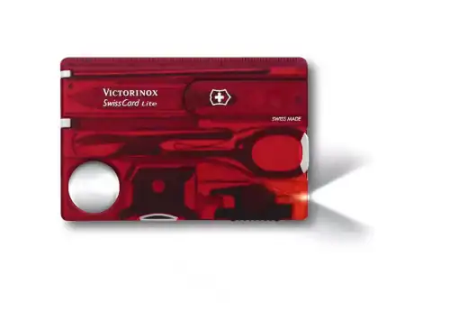 NAVAJA VICTORINOX 0.7300.T SWISSCARD LITE RUBI