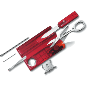 NAVAJA VICTORINOX 0.7300.T SWISSCARD LITE RUBI
