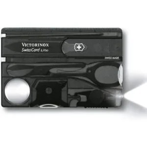 Navaja Victorinox 0.7333.T3 Swiss Card Lite Negra Transparente 840 Navaja Victorinox 0.7333.T3 Swiss Card Lite Negra Transparente