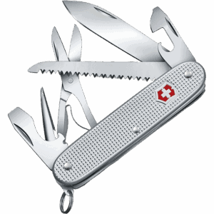 NAVAJA VICTORINOX 0.8271.26 FARMER X ALOX PLATA