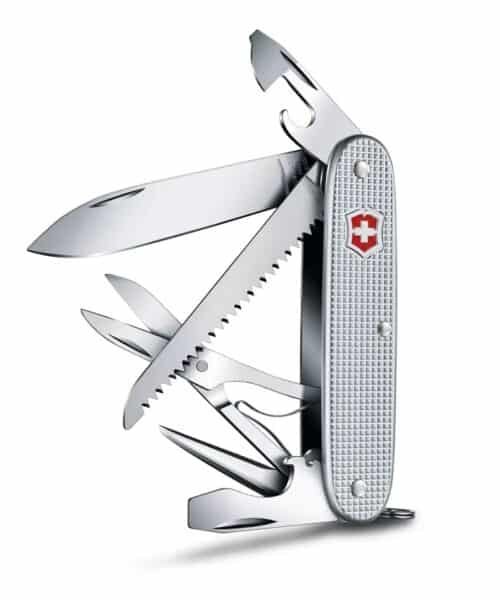 NAVAJA VICTORINOX 0.8271.26 FARMER X ALOX PLATA