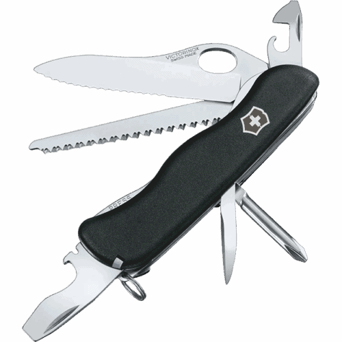 NAVAJA VICTORINOX 0.8463.MW3 TRAILMASTER DENTADA NEGRA
