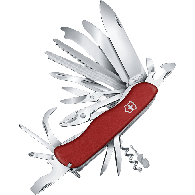 NAVAJA VICTORINOX 0.8564.XL WORKCHAMP XL ROJA