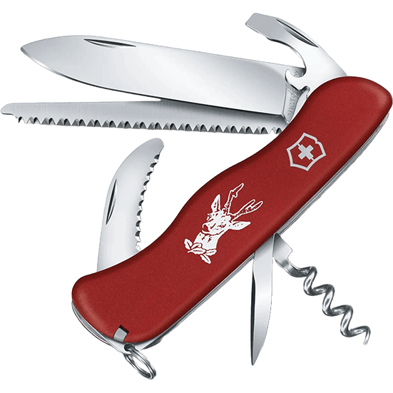 NAVAJA VICTORINOX 0.8573 HUNTER VENADO ROJA