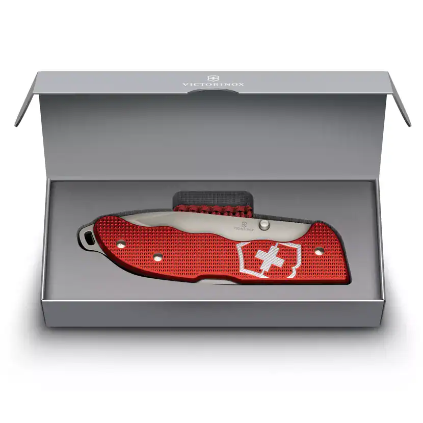 NAVAJA VICTORINOX 0.9415.D20 EVOKE ALOX ROJA CON PARACORD