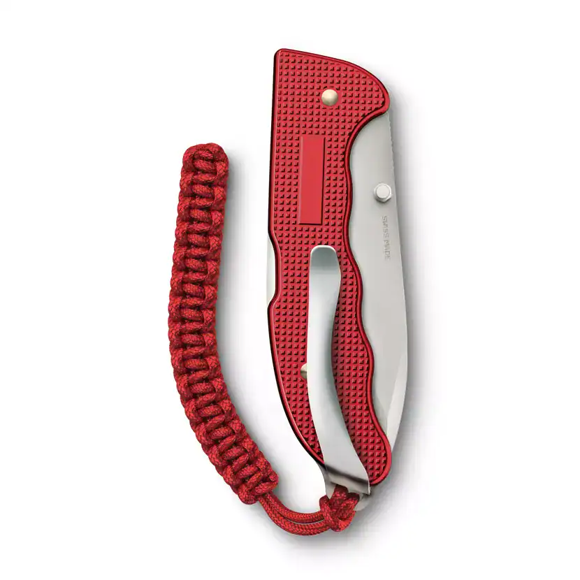 NAVAJA VICTORINOX 0.9415.D20 EVOKE ALOX ROJA CON PARACORD