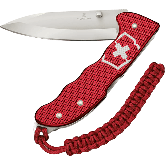 NAVAJA VICTORINOX 0.9415.D20 EVOKE ALOX ROJA CON PARACORD