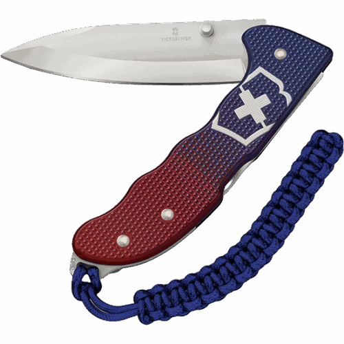 NAVAJA VICTORINOX 0.9415.D221 EVOKE ALOX BLUE RED CON PARACORD