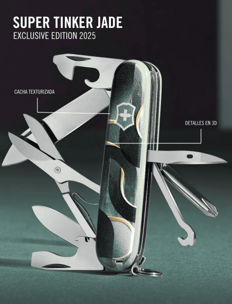 NAVAJA VICTORINOX 1.4703.70-x1 SUPER TINKER JADE EDICION 2025