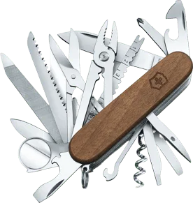 Navaja Victorinox 1.6791.63 Swisschamp Wood Madera Nogal 1178 NAVAJA VICTORINOX 1.6791.63 SWISSCHAMP WOOD MADERA NOGAL