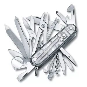 Navaja Victorinox 1.6794.T7 Swisschamp Silver Tech Plata Transp 96 NAVAJA VICTORINOX 1.6794.T7 SWISSCHAMP SILVER TECH PLATA TRANSP