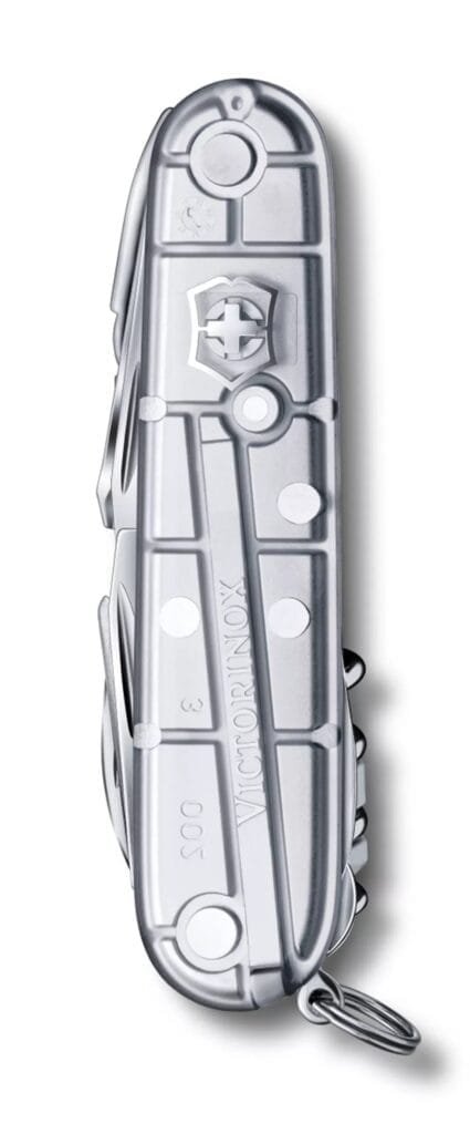 NAVAJA VICTORINOX 1.6794.T7 SWISSCHAMP SILVER TECH PLATA TRANSP