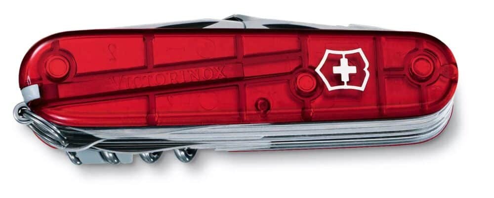 NAVAJA VICTORINOX 1.6795.T SWISSCHAMP ROJO TRANSLUCIDO