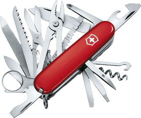 NAVAJA VICTORINOX 1.6795 SWISSCHAMP ROJA