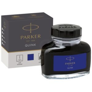 Tinta para Pluma Fuente Parker 1950376 Quink Azul