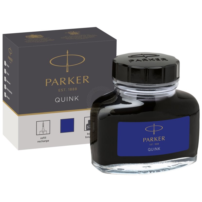 Tinta para Pluma Fuente Parker 1950376 Quink Azul