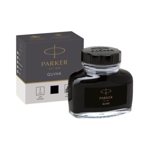 Tinta para Pluma Fuente Parker 2032511 Quink Negra