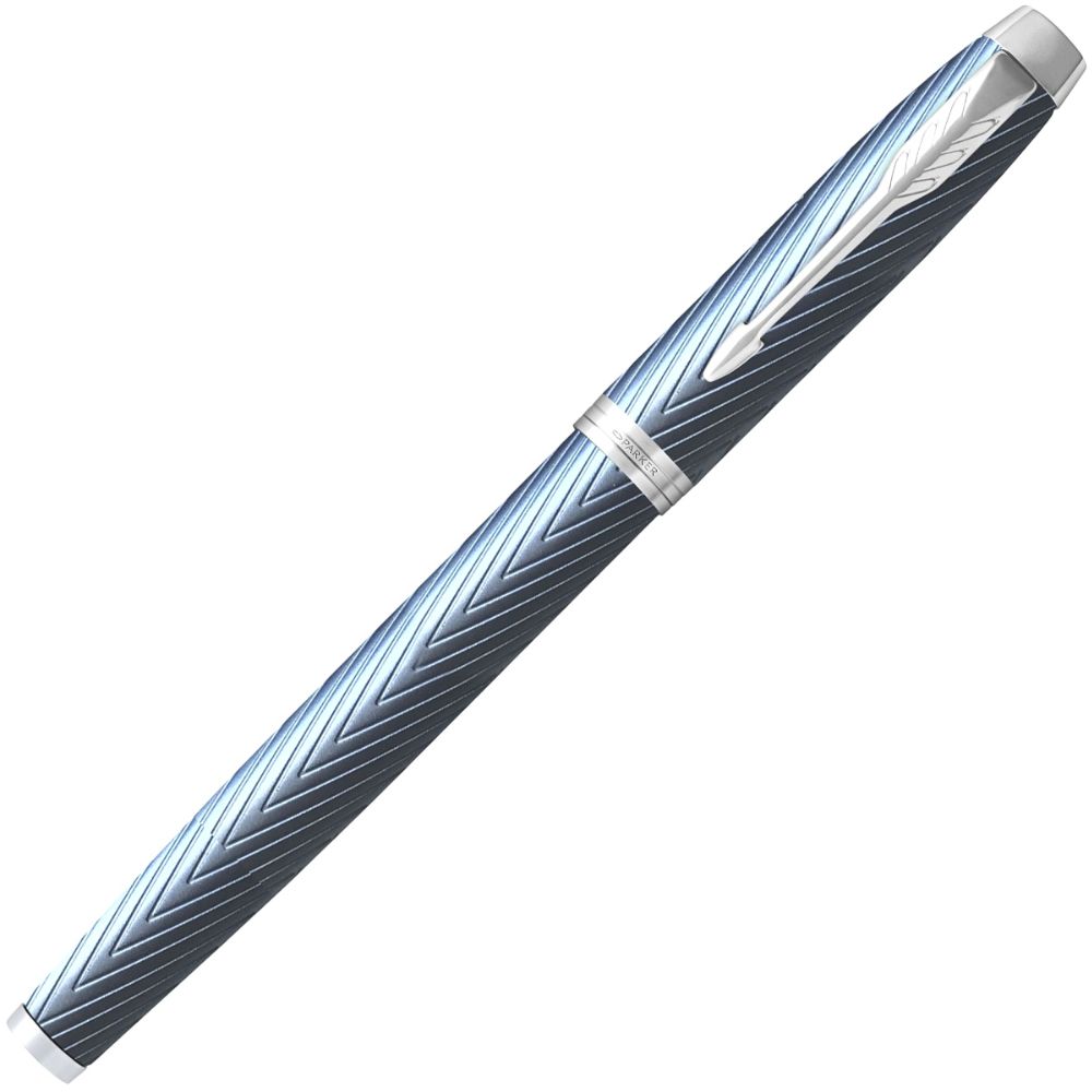 Pluma Fuente Parker 2143651 IM Premium Blue Grey CT