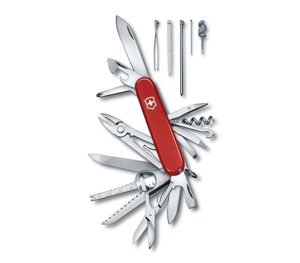 NAVAJA VICTORINOX 1.6795 SWISSCHAMP ROJA