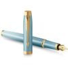 Pluma Fuente Parker 2203892 IM Monocromo Rituals Turquesa