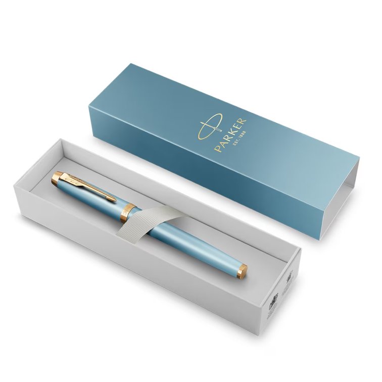 Pluma Fuente Parker 2203892 IM Monocromo Rituals Turquesa