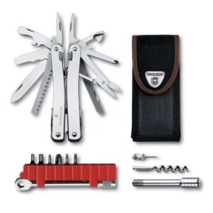 SWISSTOOL SPIRIT X VICTORINOX 3.0236.N PLUS MATRACA FUNDA NYLON