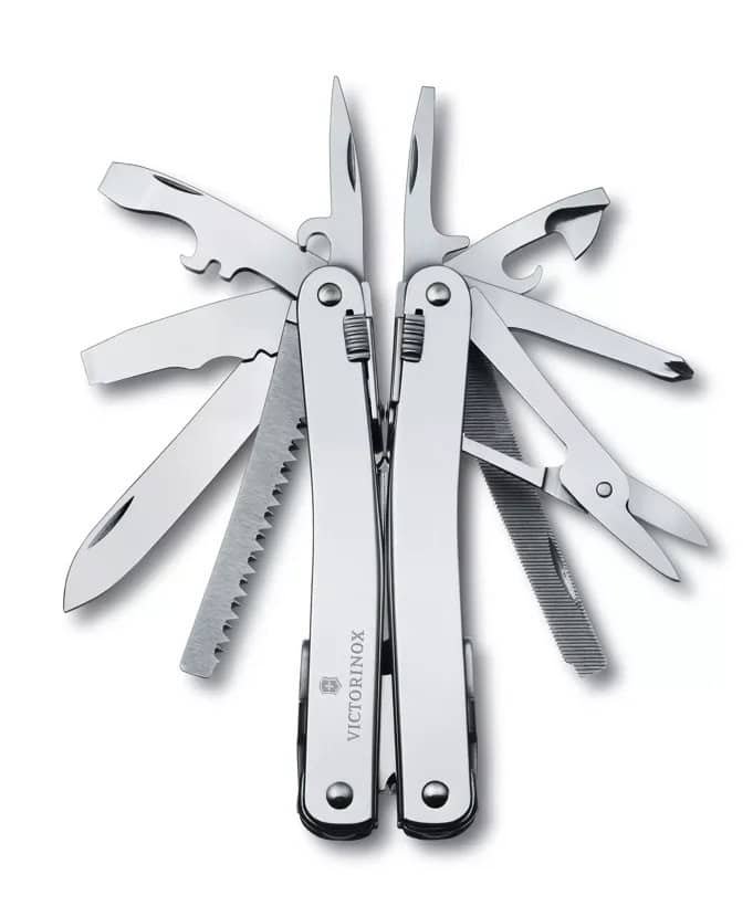 SWISSTOOL SPIRIT X VICTORINOX 3.0236.N PLUS MATRACA FUNDA NYLON