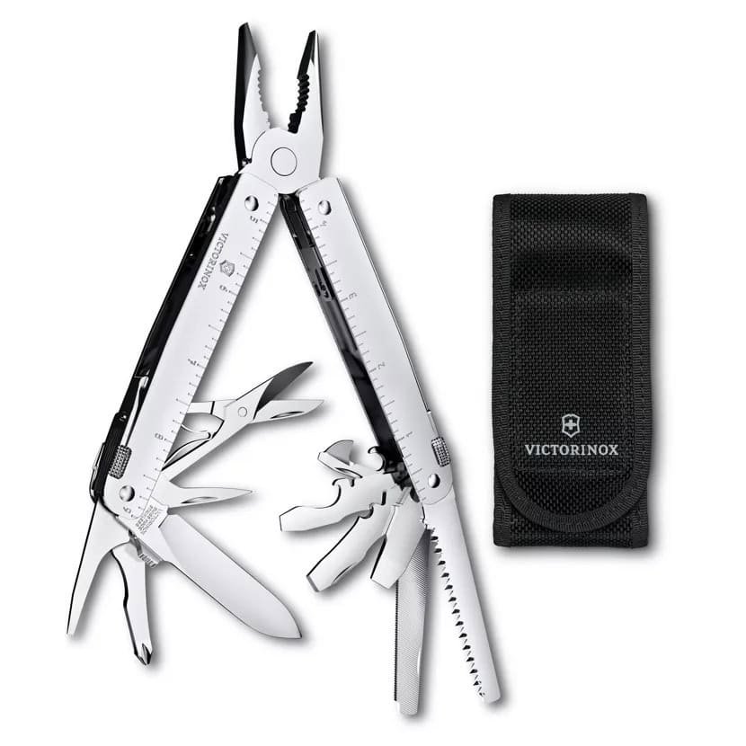 SWISSTOOL VICTORINOX 3.0327.MN MX HOJA UNA MANO FUNDA NYLON