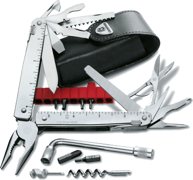 SWISSTOOL VICTORINOX 3.0338.L X PLUS FUNDA PIEL