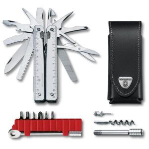 Swisstool X Victorinox 3.0339.L Plus Matraca Ratchet Funda de Piel