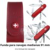 Funda Victorinox 4.0520.1 Piel P-Navajas Tamaño Mediano