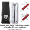4.0523.3_1 Funda para Navaja Victorinox 4.0523.3 Remaches Acero para SwissTool o Navajas 111 mm Medianas