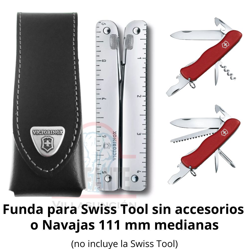 4.0523.3_1 Funda para Navaja Victorinox 4.0523.3 Remaches Acero para SwissTool o Navajas 111 mm Medianas