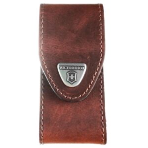 Funda para Navaja Victorinox 4.0545 de Piel Café para Navajas completas 1.4 Y 1.6
