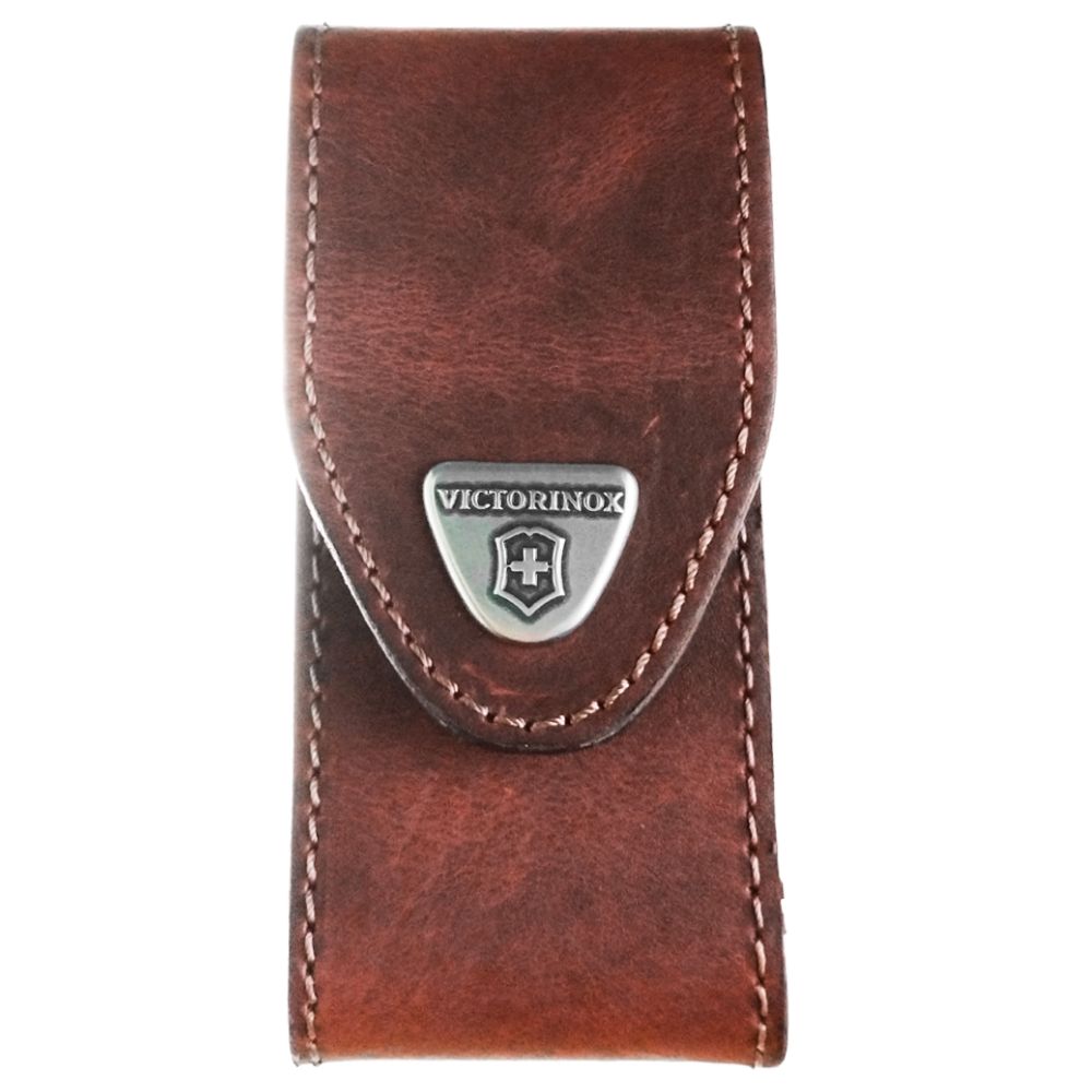 Funda para Navaja Victorinox 4.0545 de Piel Café para Navajas completas 1.4 Y 1.6