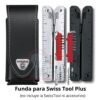 Funda para Swiss Tool Victorinox 4.0833.L PLUS de piel negra