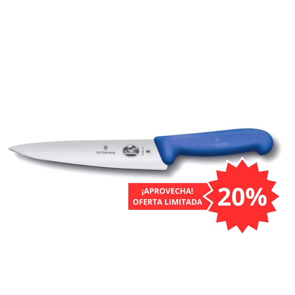 Cuchillo Victorinox 5.2002.19 para Chef mango Azul