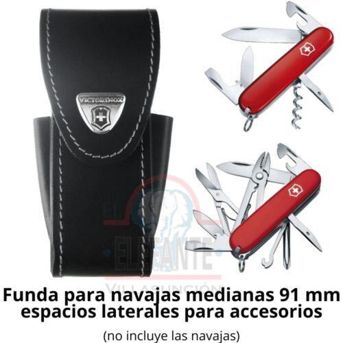 Funda Para Navaja Victorinox 500751 de 91 mm Linterna Y Piedra Modelos 1.3xx Y 1.4xx