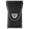 Funda para Navaja Victorinox 500757 de Piel Negra Para Modelos 1.6 con Espacios Laterales para Accesorios