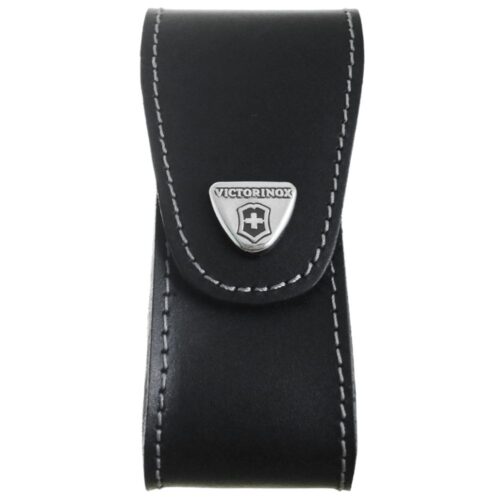 Funda para Navaja Victorinox 500769 en Piel Negra con Espacios Para Accesorios Navajas 111 mm