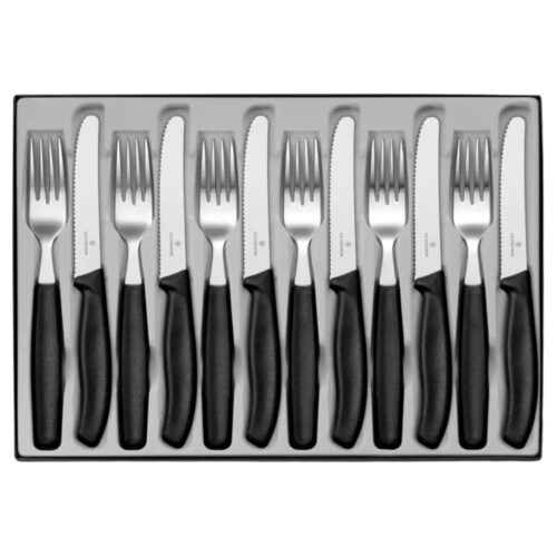 6.7833.12 Cubiertos Victorinox 6.7833.12 Juego de mesa 12 pz Classic Negro