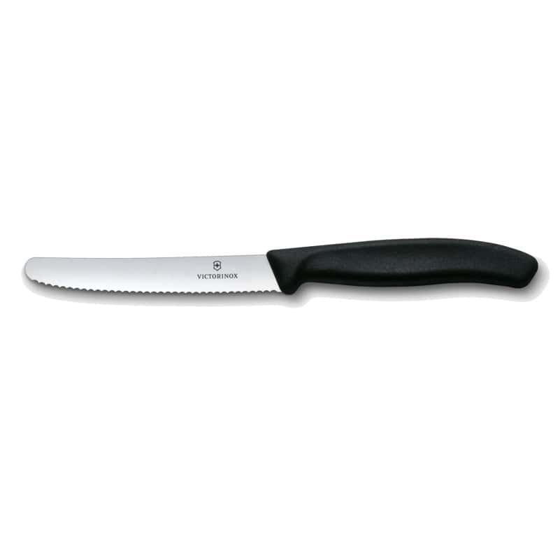 Cuchillo Victorinox 6.7833 De Cocina Dentado Mango Negro
