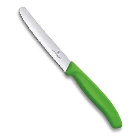Cuchillo Victorinox 6.7836.L114 Para Cocina Punta Redonda Mango Verde