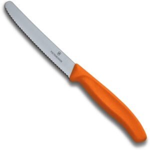 Cuchillo Victorinox 6.7836.L119 Para Cocina Punta Redonda Mango Naranja