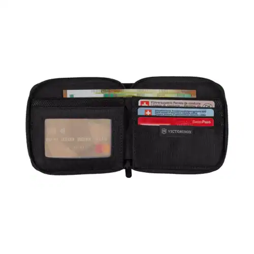 CARTERA VICTORINOX 610395 NYLON ZAW CON CIERRE NEGRA