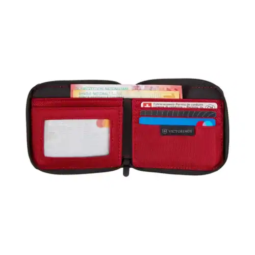 CARTERA VICTORINOX 611970 NYLON ROJA CIERRE Y RFID